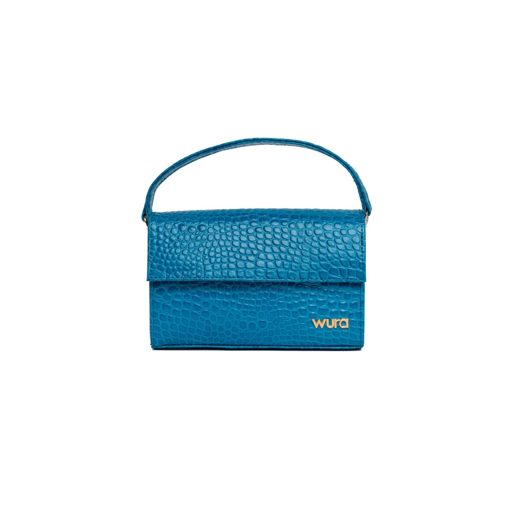 The WURA Bag | Croc Blue Shoulder