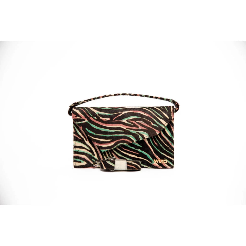 The WURA Bag | Multi Colored Zebra Print