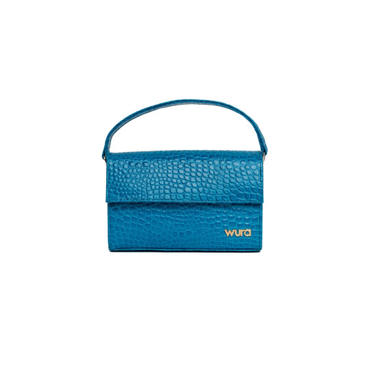 The WURA Bag | Croc Blue Shoulder