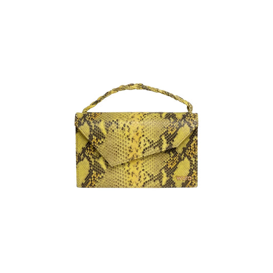 The WURA Bag | Yellow Snake Print