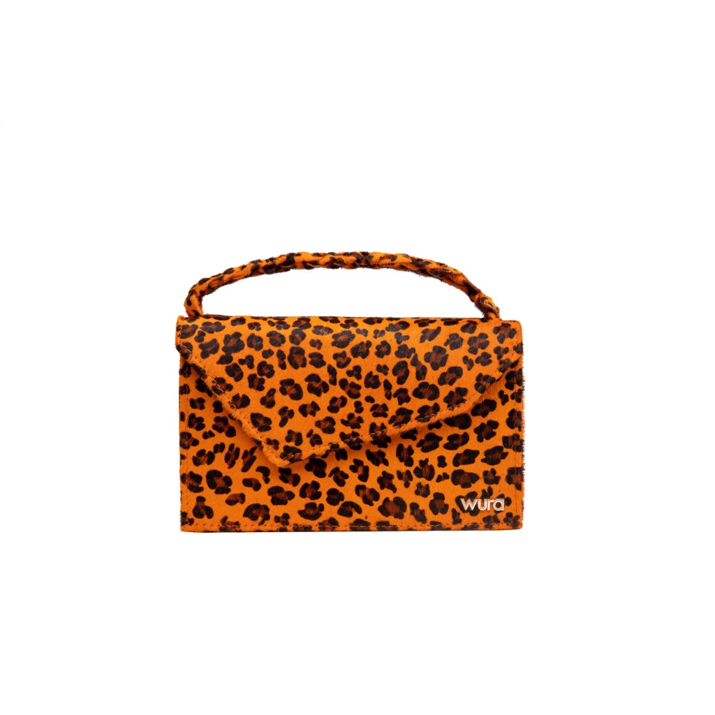 The WURA Bag | Orange Cheetah Print